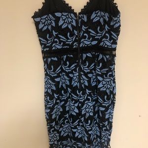 Aqua Dress - NWOT - Size 4 - 2 shades of blue - - Day-Night - Free shipping